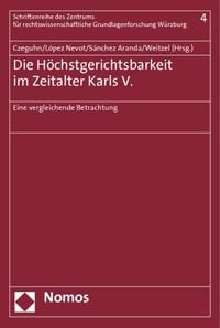 Produktbild: Die H&ouml;chstgerichtsbarkeit im Zeitalter Karls V.