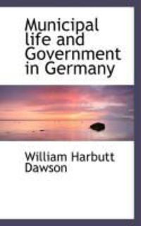 Produktbild: Municipal Life and Government in Germany