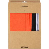 Produktbild Creativ Company Bastelfilz, A4, Blatt 210x297 mm, Dicke 2 mm, Halloween Farben, 10 Stk