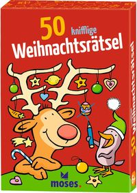 Produktbild: 50 knifflige Weihnachtsr&auml;tsel