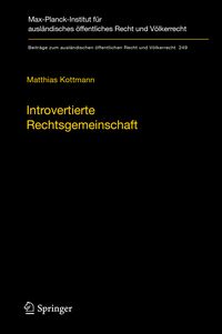 Produktbild: Introvertierte Rechtsgemeinschaft