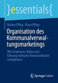 Produktbild: Organisation des Kommunalverwaltungsmarketings