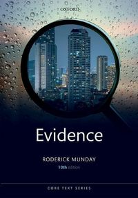Produktbild: Munday, R: Evidence