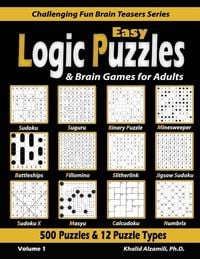 Produktbild: Easy Logic Puzzles & Brain Games for Adults