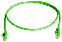 Produktbild: Teleg&auml;rtner 100008515 RJ45 Patchkabel CAT 6 3.0 m Gr&uuml;n Flammwidrig, mit Knickschutzt&uuml;lle 1 St.
