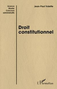 Produktbild: Droit constitutionnel