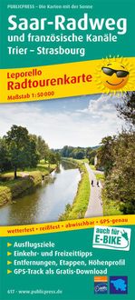 Bild vom Artikel Saar-Radweg und französische Kanäle, Trier - Strasbourg Leporello Radtourenkarte 1:50 000 vom Autor 