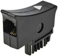 Produktbild: Renkforce Telefon (analog) Adapter [1x TST-Stecker - 1x RJ11-Stecker 6p4c] Schwarz