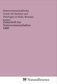 Produktbild: Zeitschrift fur Naturwissenschaften 1909