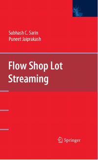Produktbild: Flow Shop Lot Streaming