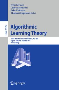Produktbild: Algorithmic Learning Theory