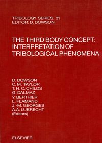 Produktbild: The Third Body Concept: Interpretation of Tribological Phenomena