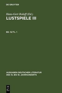 Produktbild: Lustspiele III. Erster Teil
