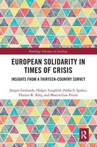 Produktbild: Gerhards, J: European Solidarity in Times of Crisis