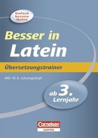 Produktbild: Besser in Latein, &Uuml;bersetzungstrainer, ab 3. Lernjahr