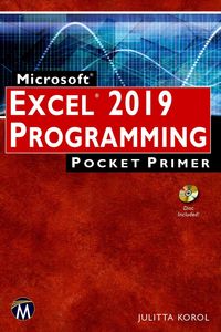 Produktbild: Microsoft Excel 2019 Programming Pocket Primer