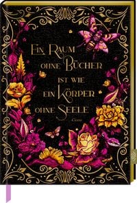 Produktbild: Notizbuch mit glitzerndem Stoffeinband