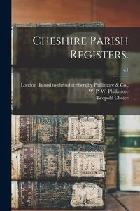 Produktbild: Cheshire Parish Registers.; v.1