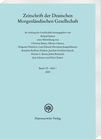 Produktbild: Zeitschrift der Deutschen Morgenl&auml;ndischen Gesellschaft 175 (2025) 1
