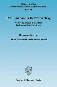 Produktbild: Der Lissabonner Reformvertrag.