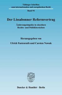 Produktbild: Der Lissabonner Reformvertrag.