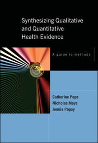 Produktbild: Synthesizing Qualitative and Quantitative Health Research: A Guide to Methods