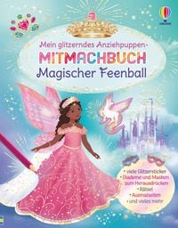 Produktbild: Mein glitzerndes Anziehpuppen-Mitmachbuch: Magischer Feenball