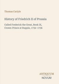 Produktbild: History of Friedrich II of Prussia