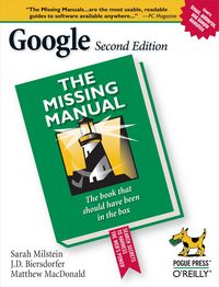 Produktbild: Google: The Missing Manual