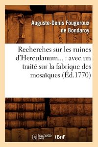 Produktbild: Recherches sur les ruines d'Herculanum