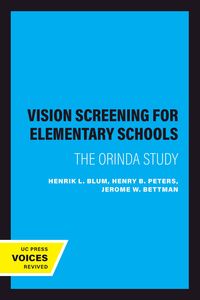 Produktbild: Vision Screening for Elementary Schools