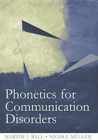 Produktbild: Phonetics for Communication Disorders