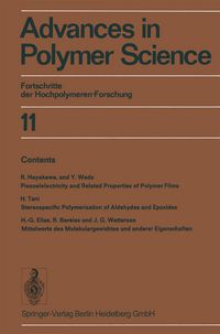 Produktbild: Advances in Polymer Science
