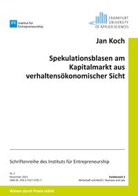 Produktbild: Spekulationsblasen am Kapitalmarkt aus verhaltens&ouml;konomischer Sicht