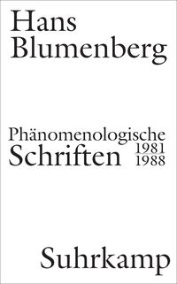 Produktbild: Ph&auml;nomenologische Schriften