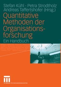 Produktbild: Quantitative Methoden der Organisationsforschung