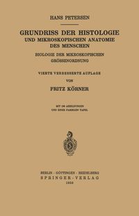 Produktbild: Grundriss der Histologie und Mikroskopischen Anatomie des Menschen