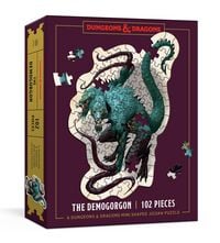 Produktbild: Dungeons & Dragons Mini Shaped Jigsaw Puzzle: The Demogorgon Edition: 102-Piece Collectible Puzzle for All Ages