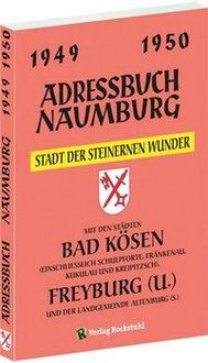 Produktbild: Adressbuch Einwohnerbuch der Stadt Naumburg 1949 / 1950