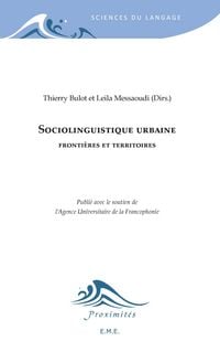 Produktbild: Sociolinguistique urbaine