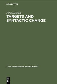 Produktbild: Targets and Syntactic Change