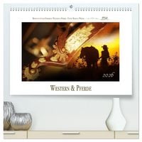 Produktbild: Western und Pferde (hochwertiger Premium Wandkalender 2026 DIN A2 quer), Kunstdruck in Hochglanz