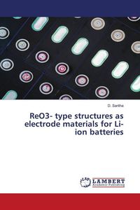 Produktbild: ReO3- type structures as electrode materials for Li-ion batteries