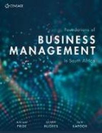 Produktbild: Foundations of Business Management in South Africa