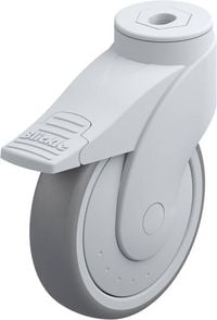 Produktbild: Blickle 743103 LWG-TPA 126KF-11-FI (LWG-TPA 126K-11-FI-FK) Lenkrolle mit Feststeller Rad-Durchmesser: 125 mm Tragf&auml;higkeit (max.): 110 kg 1 St.