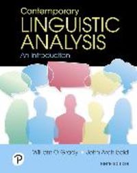 Produktbild: Contemporary Linguistic Analysis: An Introduction + Companion Website without Pearson eText + Study Guide