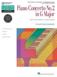 Produktbild: Concerto No. 2 in G Major for 2 Piano, 4 Hands Book/Online Audio