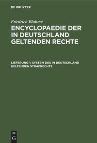 Produktbild: System des in Deutschland geltenden Strafrechts