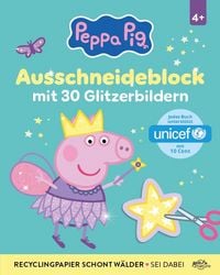 Produktbild: Peppa Pig Ausschneideblock I Mit 30 Glitzerbildern