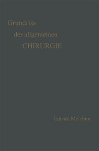 Produktbild: Grundriss der Allgemeinen Chirurgie